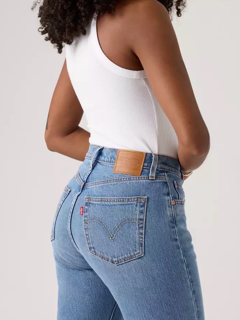 Levi's 501 Curve High-Rise Straight Leg-Lucid Dream 24/30